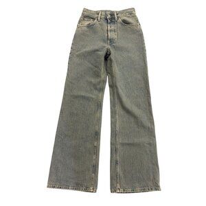 Acne Studios 2021f Delta Loose Fit Jeans in Blue